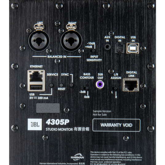 4305P Studio Monitor - Brown - Powered Bookshelf Loudspeaker System - Detailshot 1